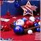 30 Pcs 4th of July Ball Ornaments Decorations (National Flag Style)